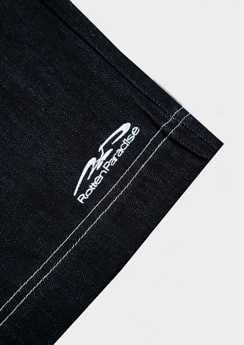 Drift Line Wide Fit Shorts Denim - BEV C multi label store