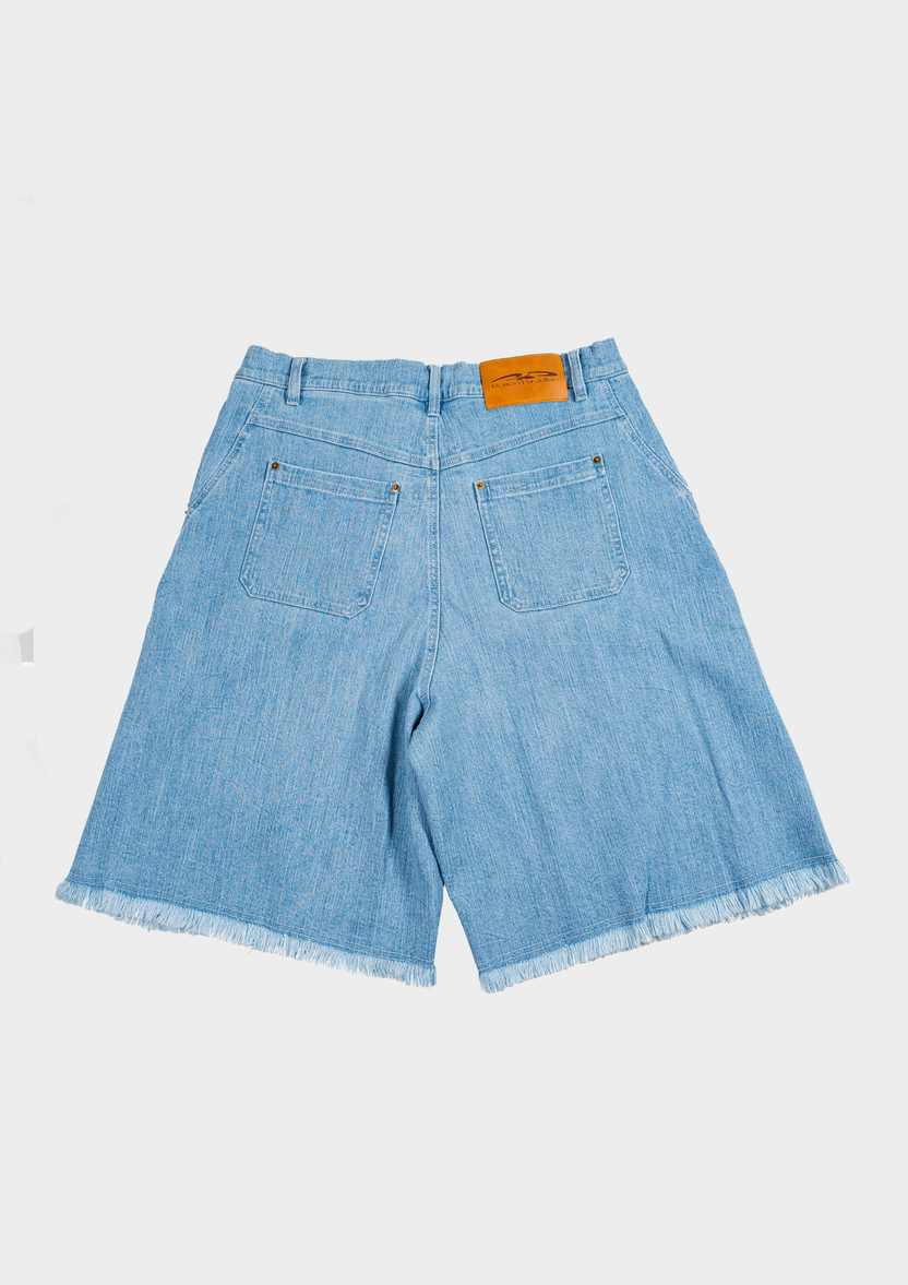 Comfy Balloon Shorts Denim - BEV C multi label store