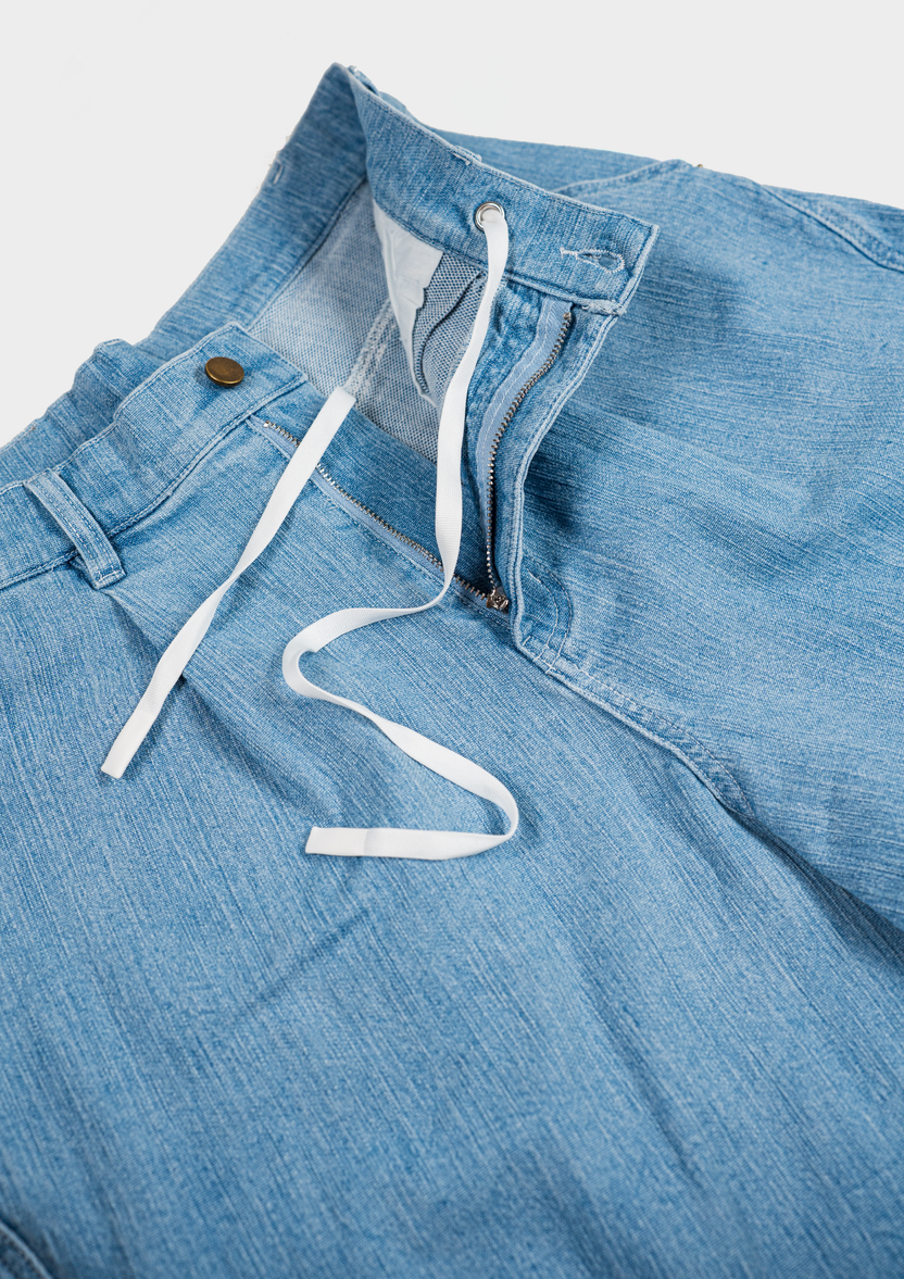 Comfy Balloon Shorts Denim - BEV C multi label store