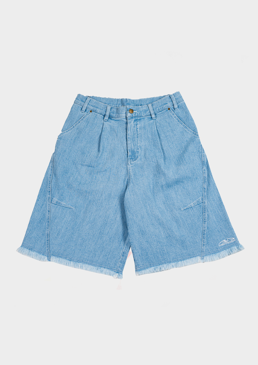 Comfy Balloon Shorts Denim - BEV C multi label store