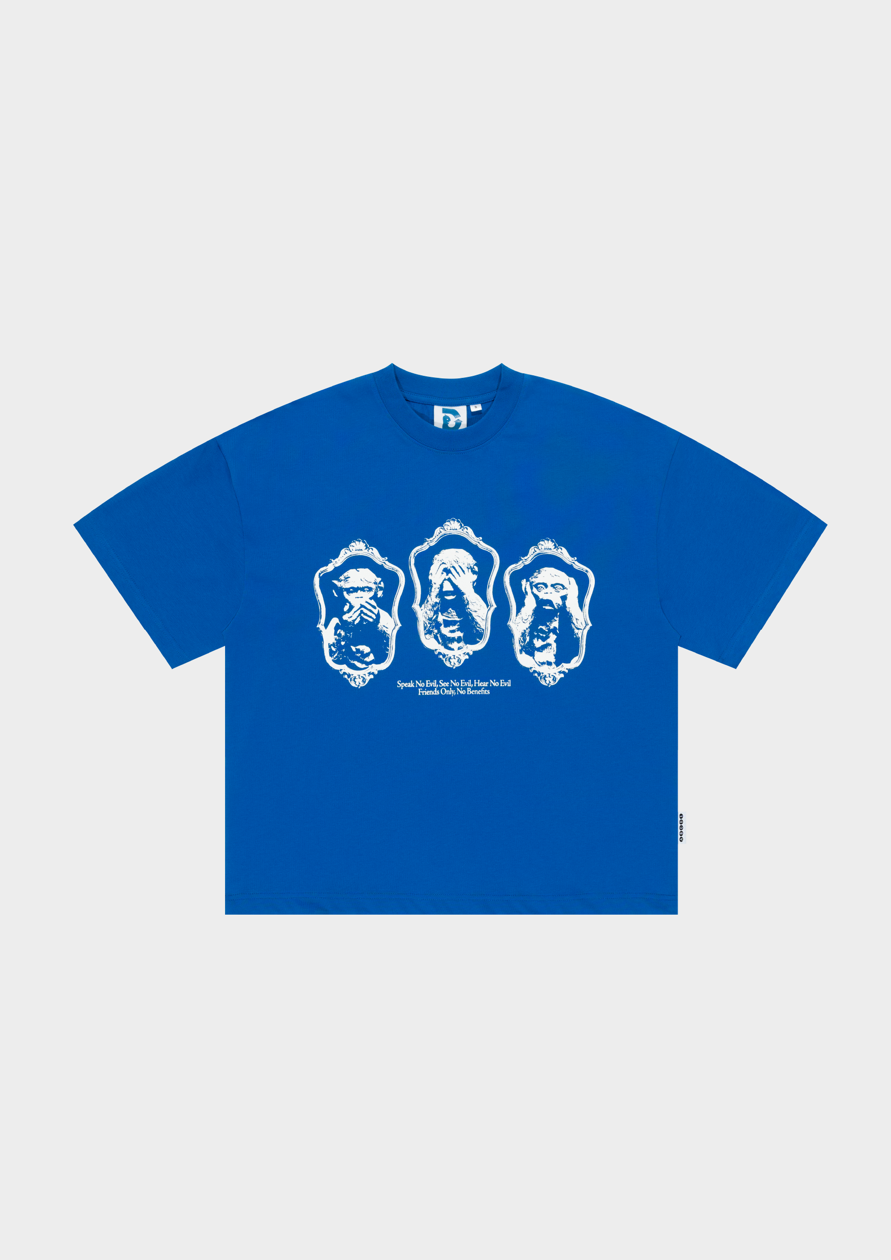Three Wise Monkeys Tee - BEV C multi label store