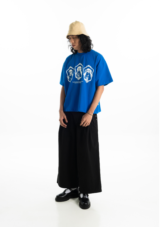 Three Wise Monkeys Tee - BEV C multi label store