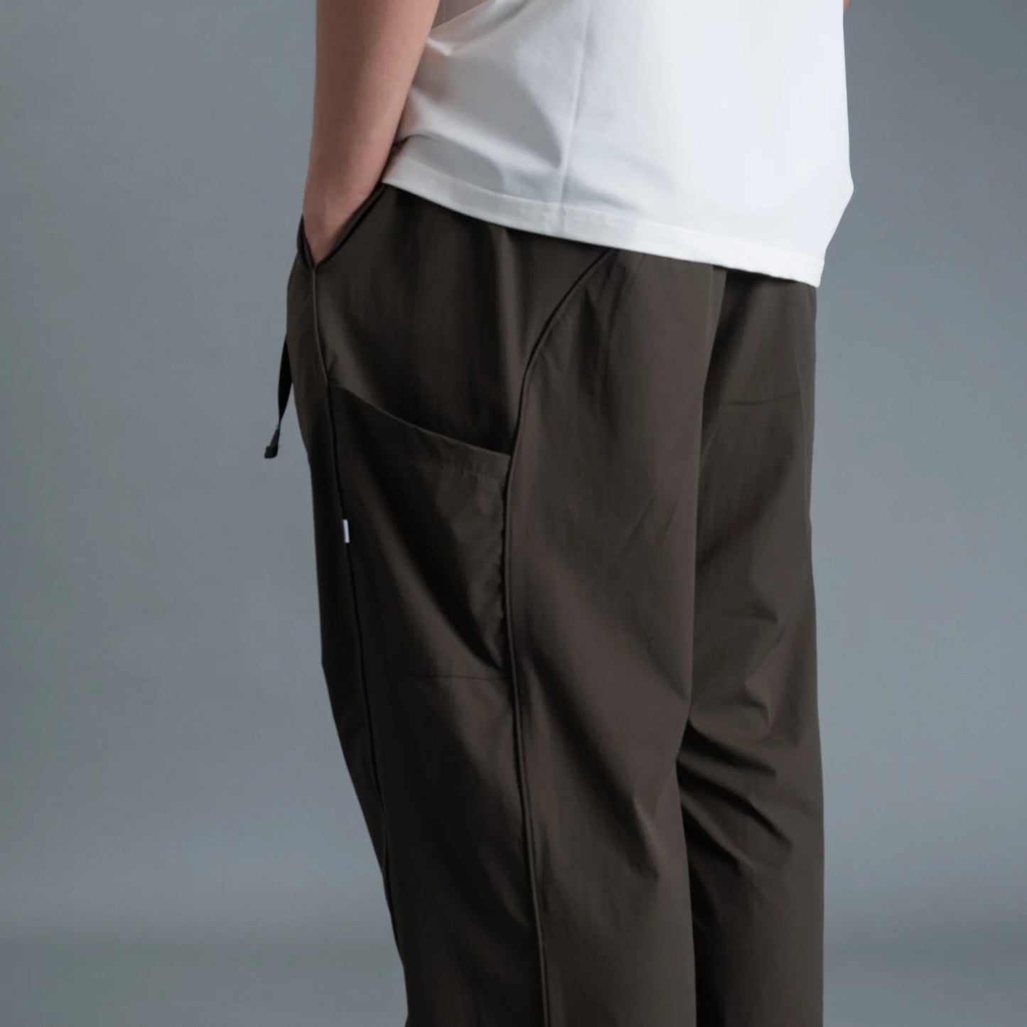 Panel Pants / Nylon – Green