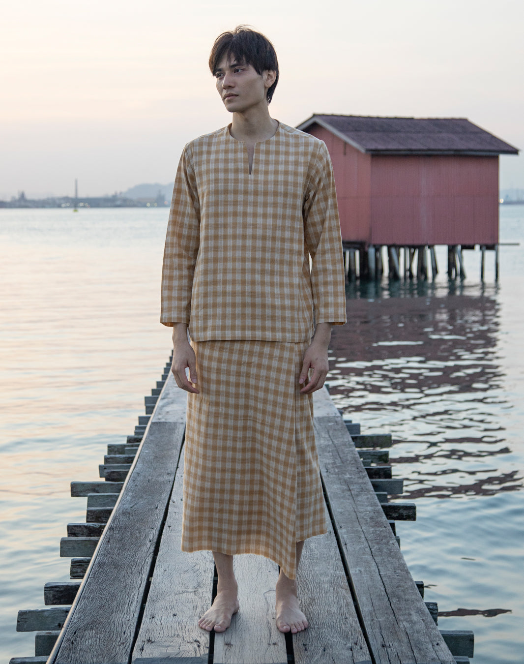 Baju Atas (Biscotti Plaid) - BEV C multi label store