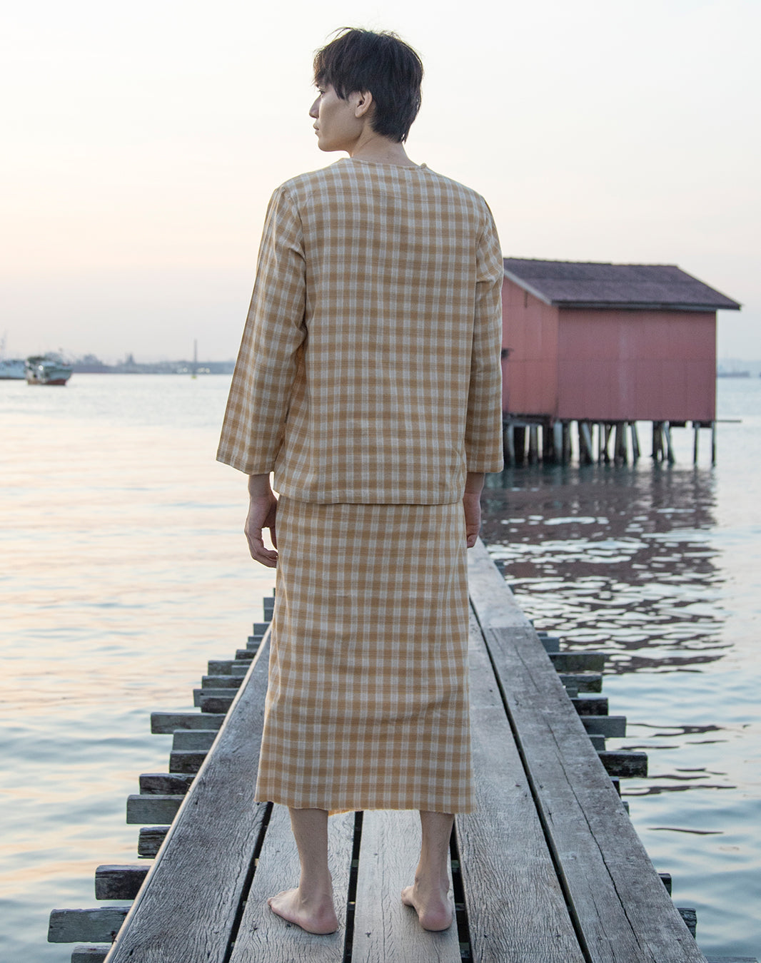 Baju Atas (Biscotti Plaid) - BEV C multi label store
