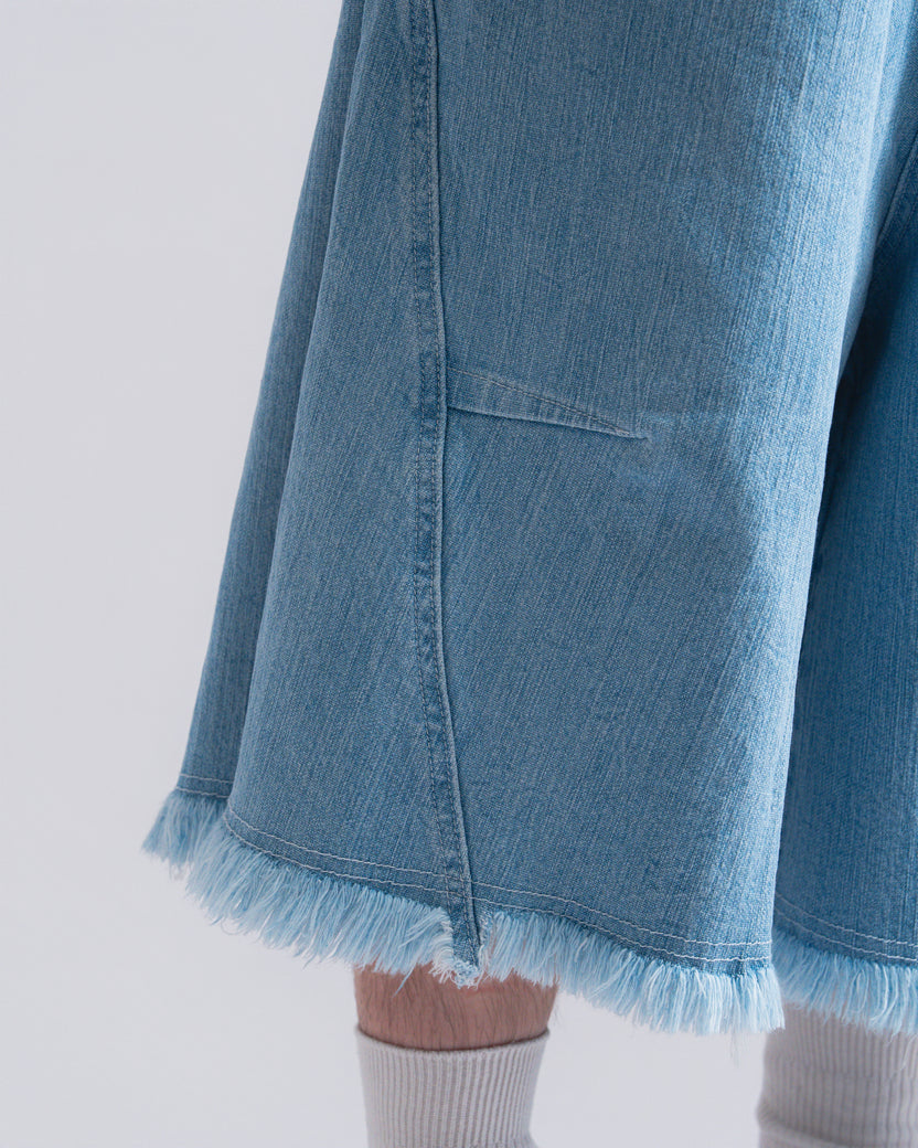 Comfy Balloon Shorts Denim - BEV C multi label store