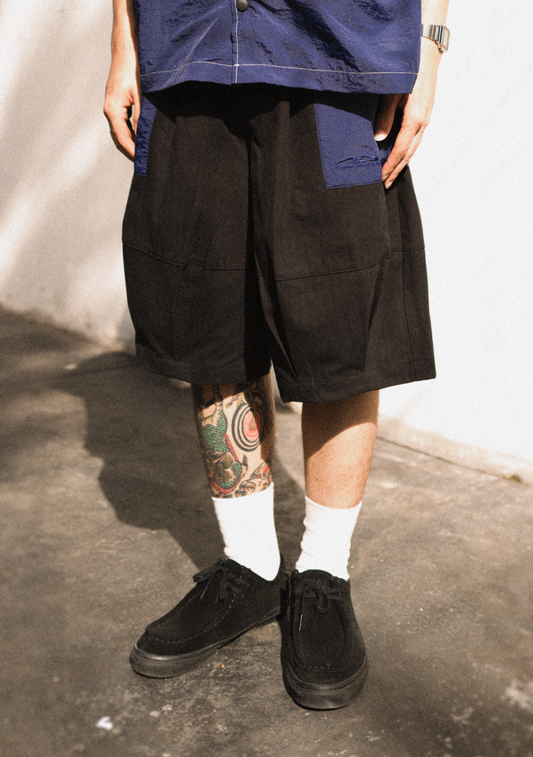 Comfy Balloon Shorts Midnight Blue - BEV C multi label store