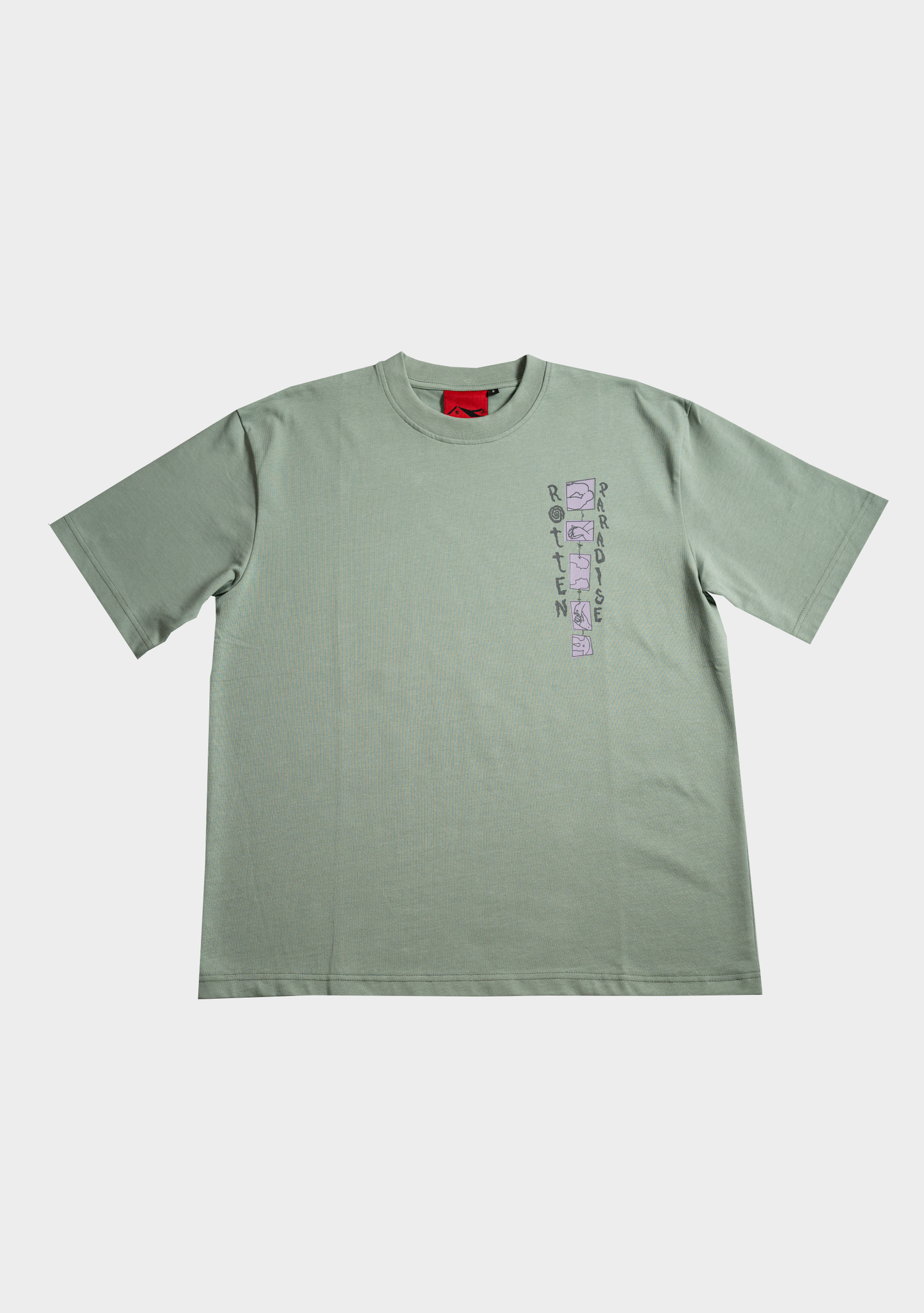 Sunny Beach Tee Green - BEV C multi label store