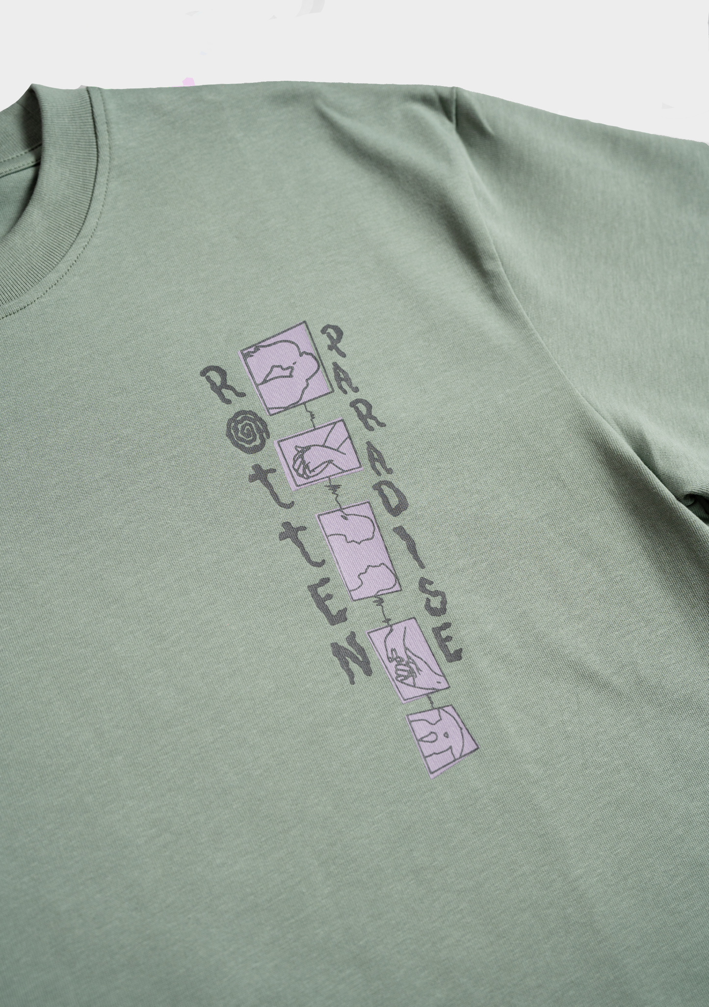 Sunny Beach Tee Green - BEV C multi label store