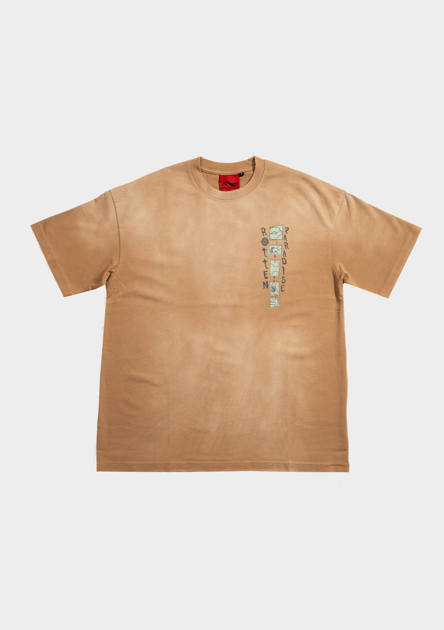 Sunny Beach Tee Washed Beige - BEV C multi label store