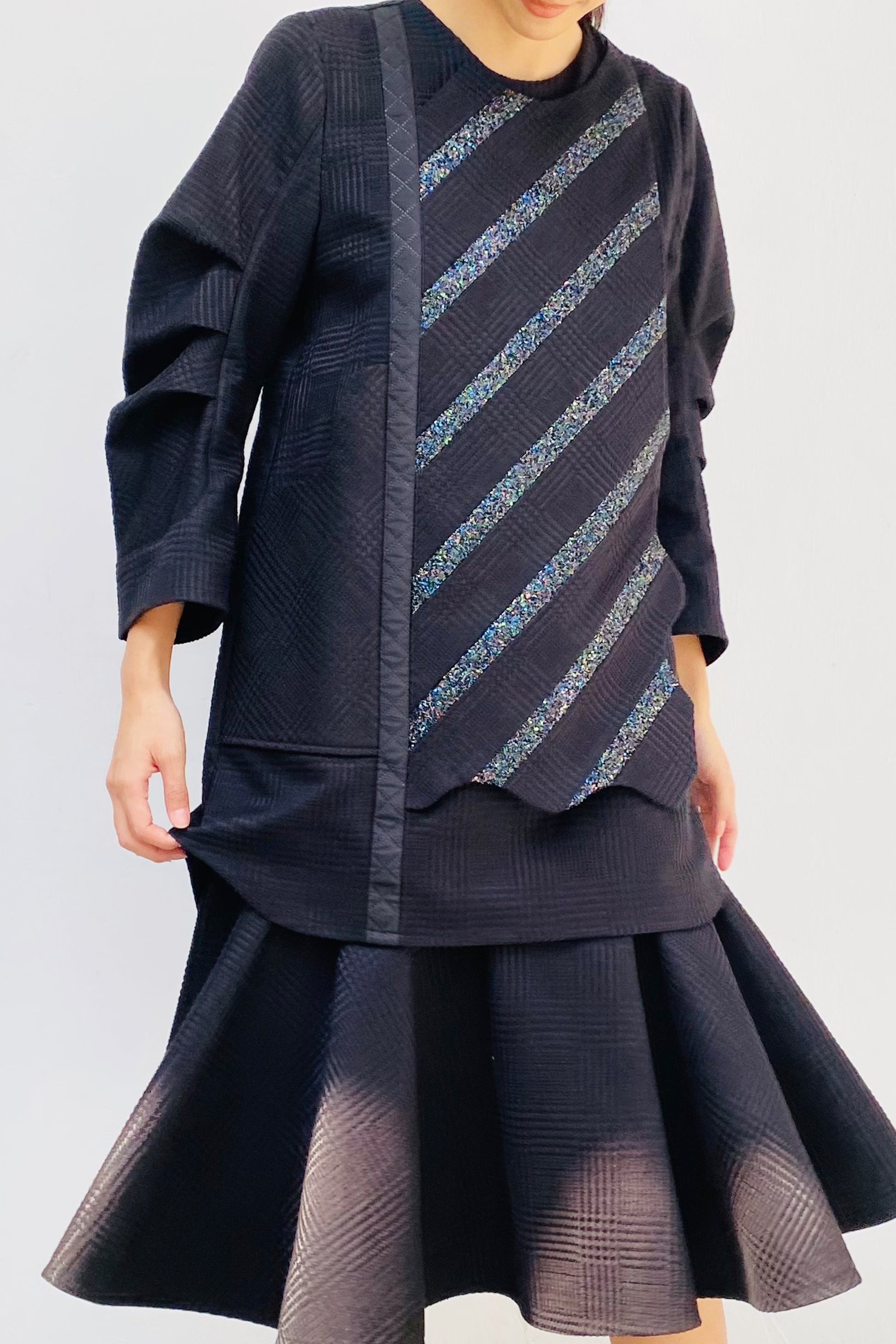 S18 DD09 || NO-NO MIDI DRESS - BEV C multi label store