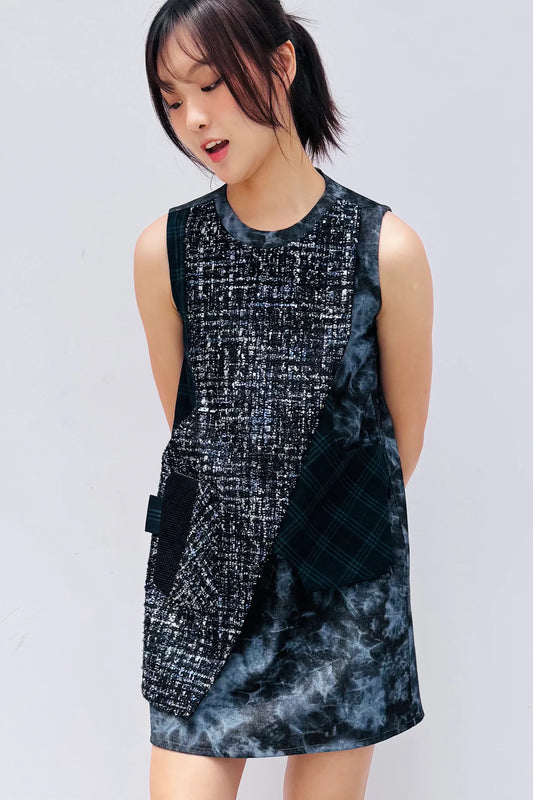 S20 DD01 || SHADOW MINI DRESS