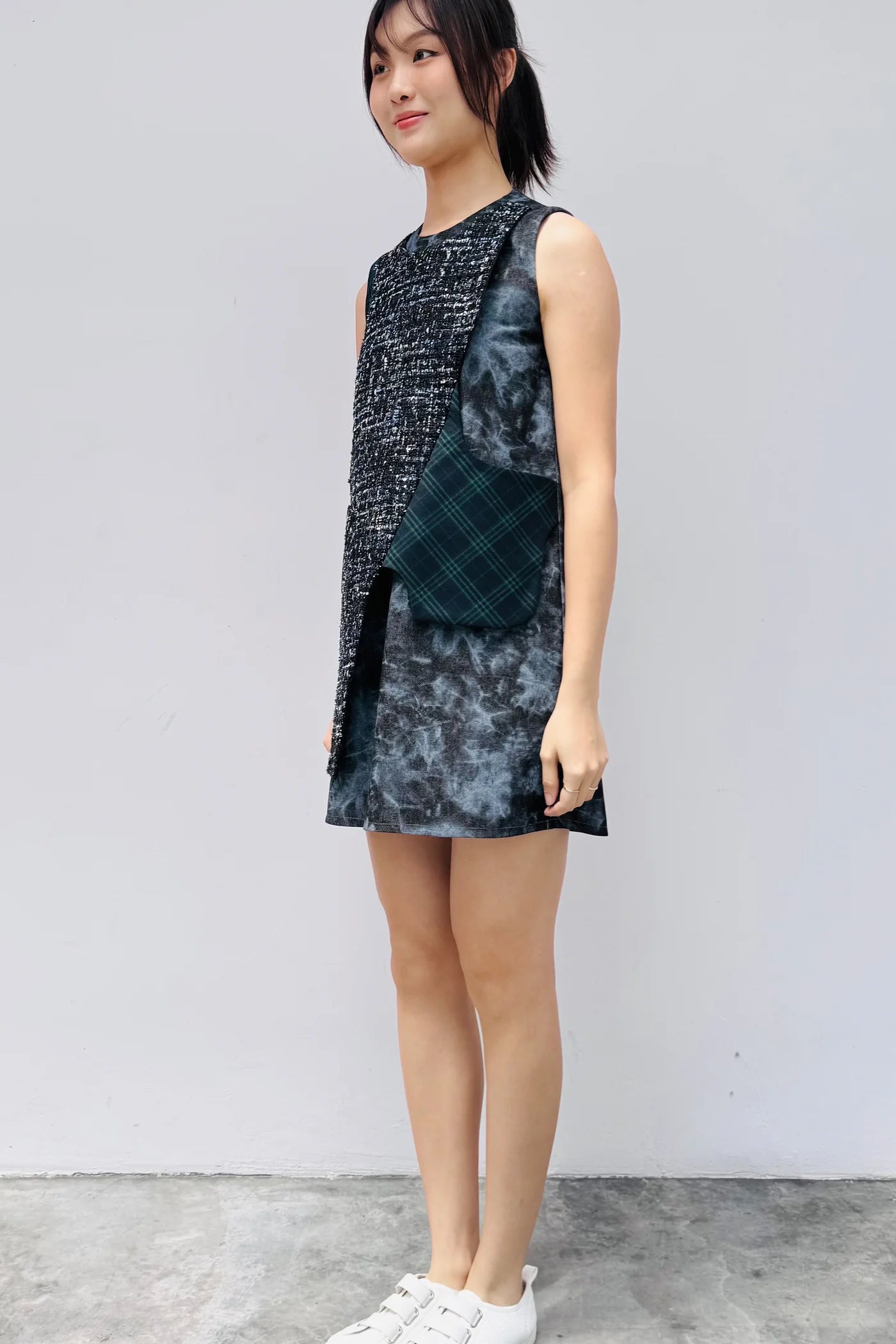 S20 DD01 || SHADOW MINI DRESS
