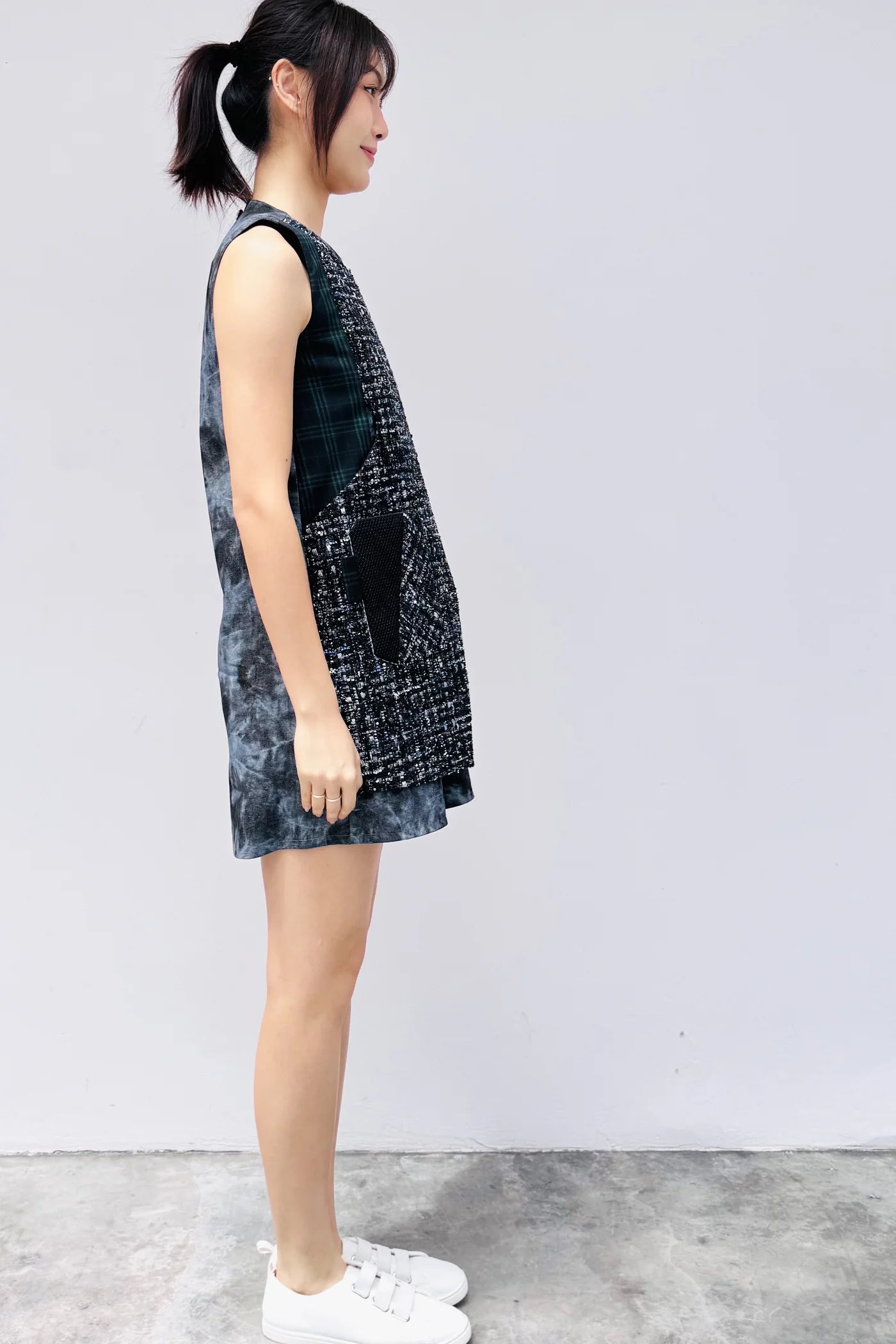 S20 DD01 || SHADOW MINI DRESS