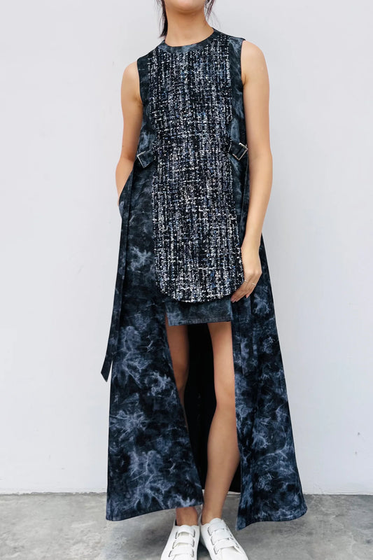 S20 DD04B || WHISPER MAXI DRESS - BEV C multi label store