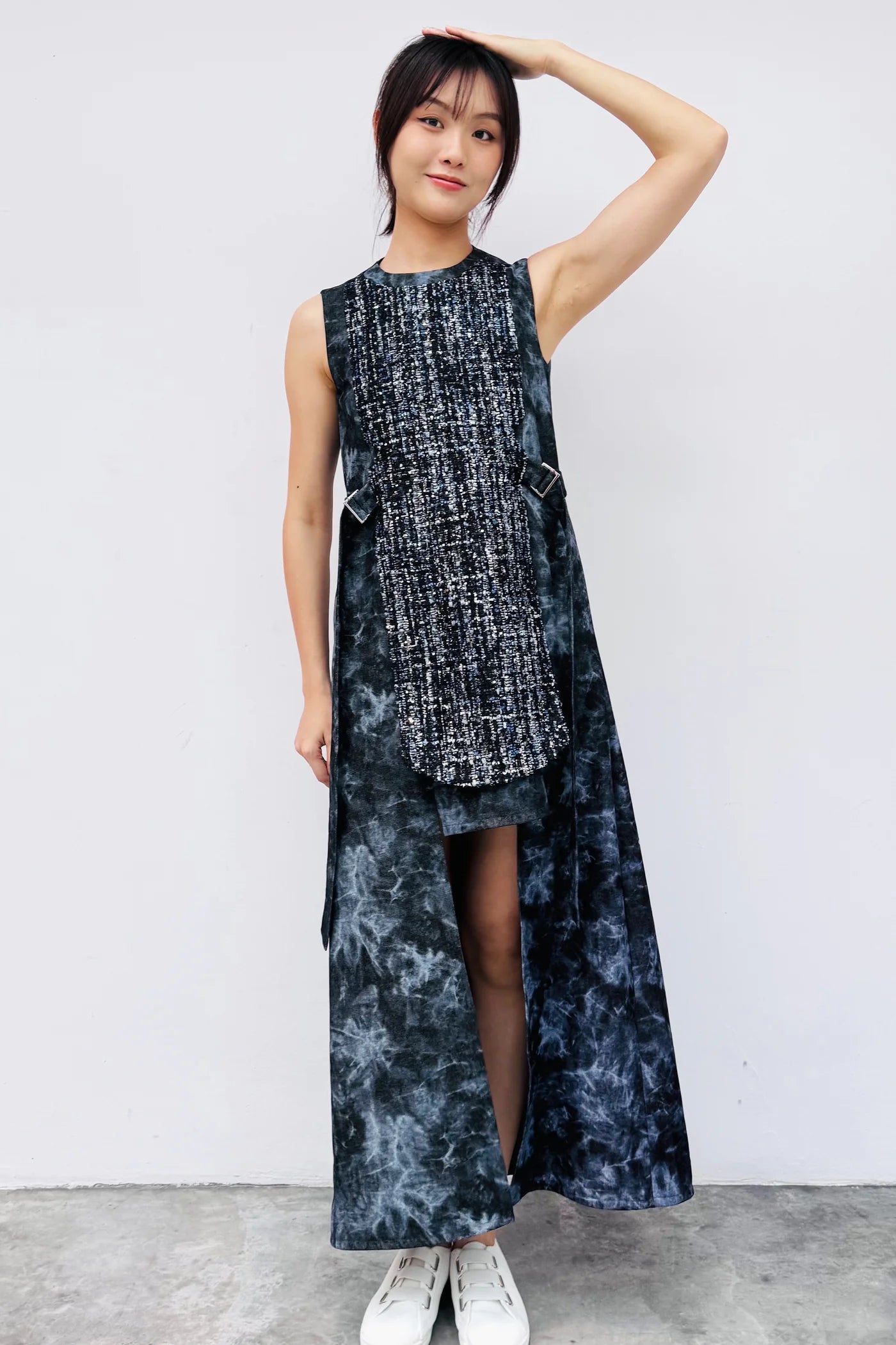S20 DD04B || WHISPER MAXI DRESS - BEV C multi label store