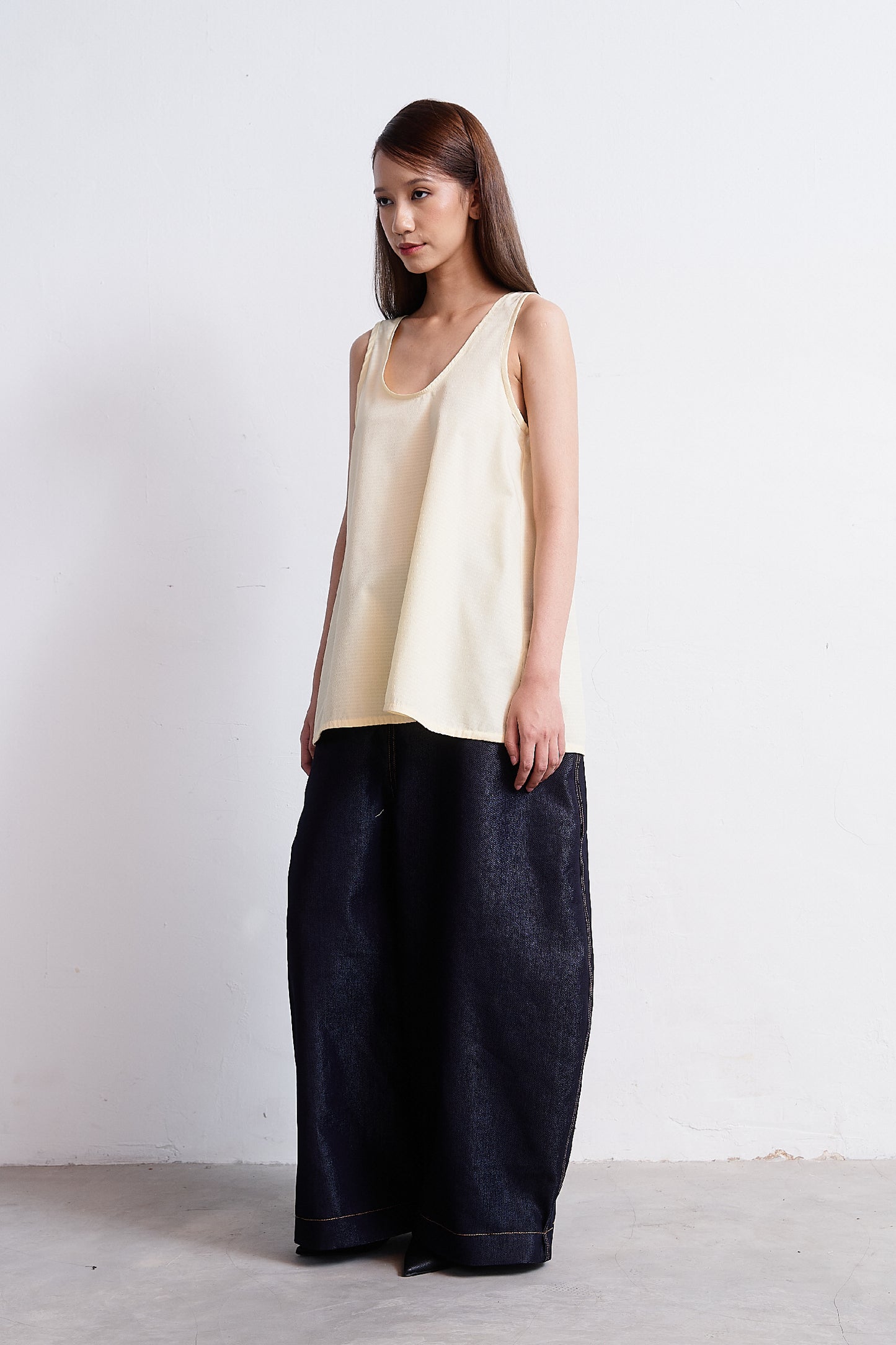 Shirting Tank Top - Butter - BEV C multi label store
