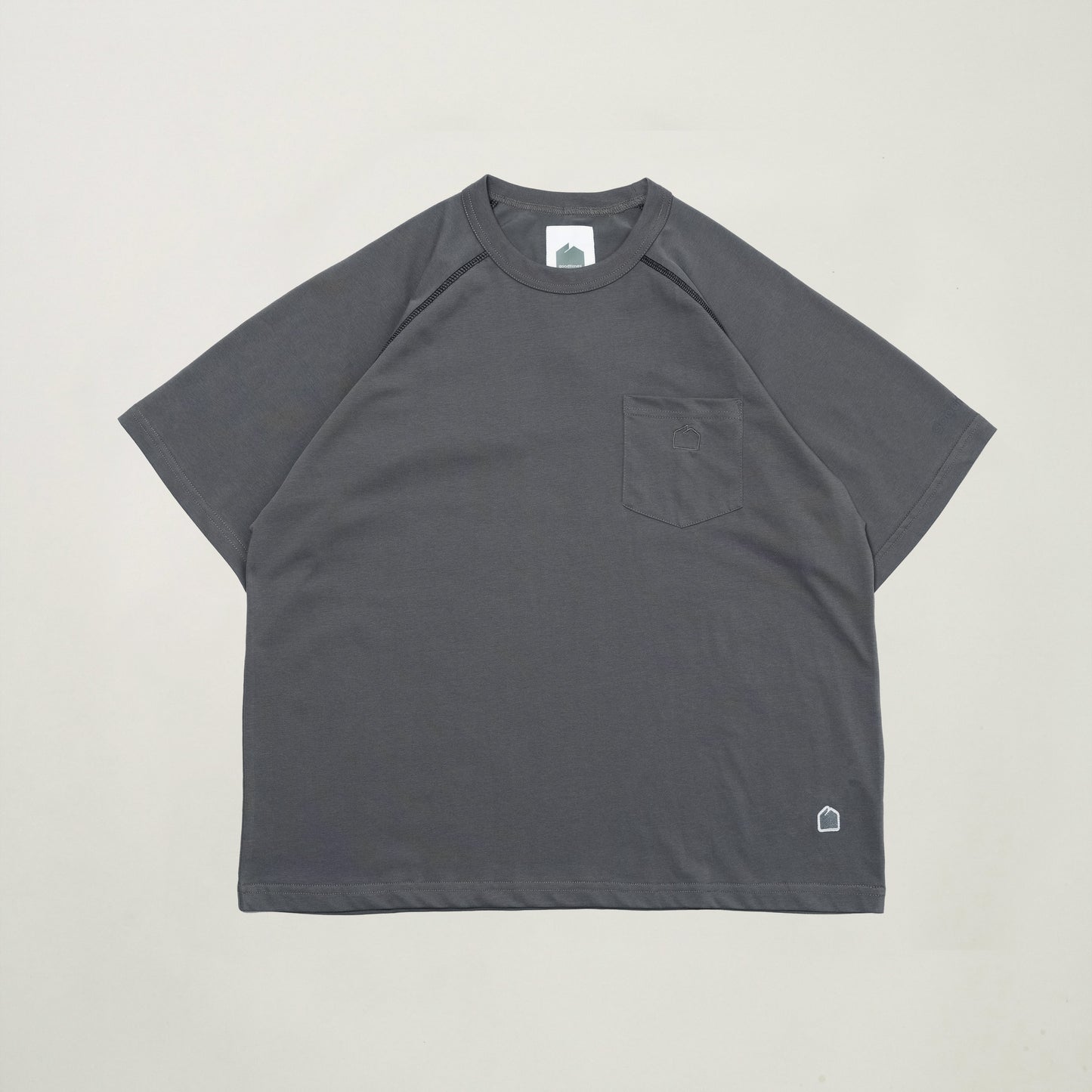 Sorona Pocket Tee - Grey - BEV C multi label store