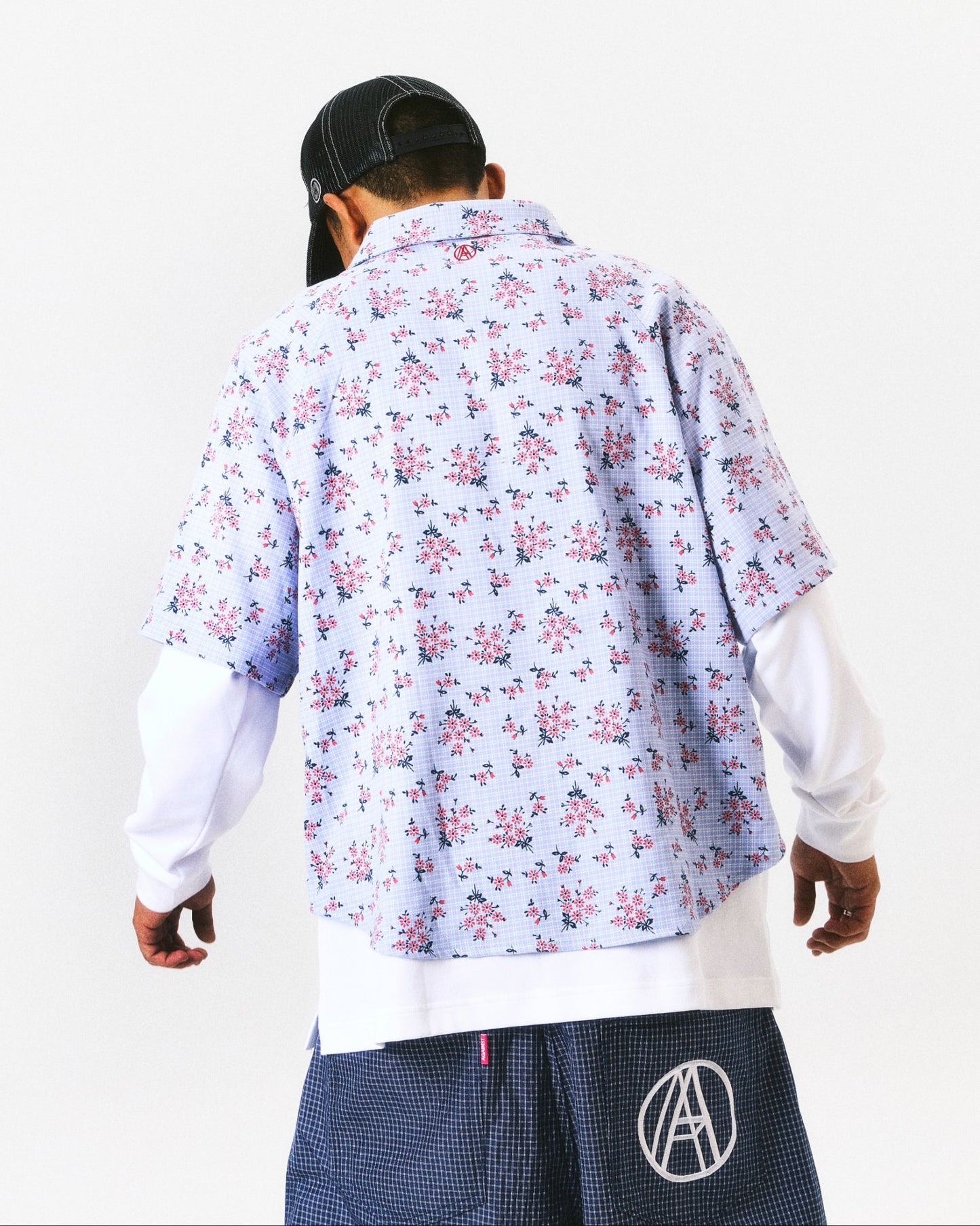 FLORAL MIGUEL SHIRT BLUE - BEV C multi label store