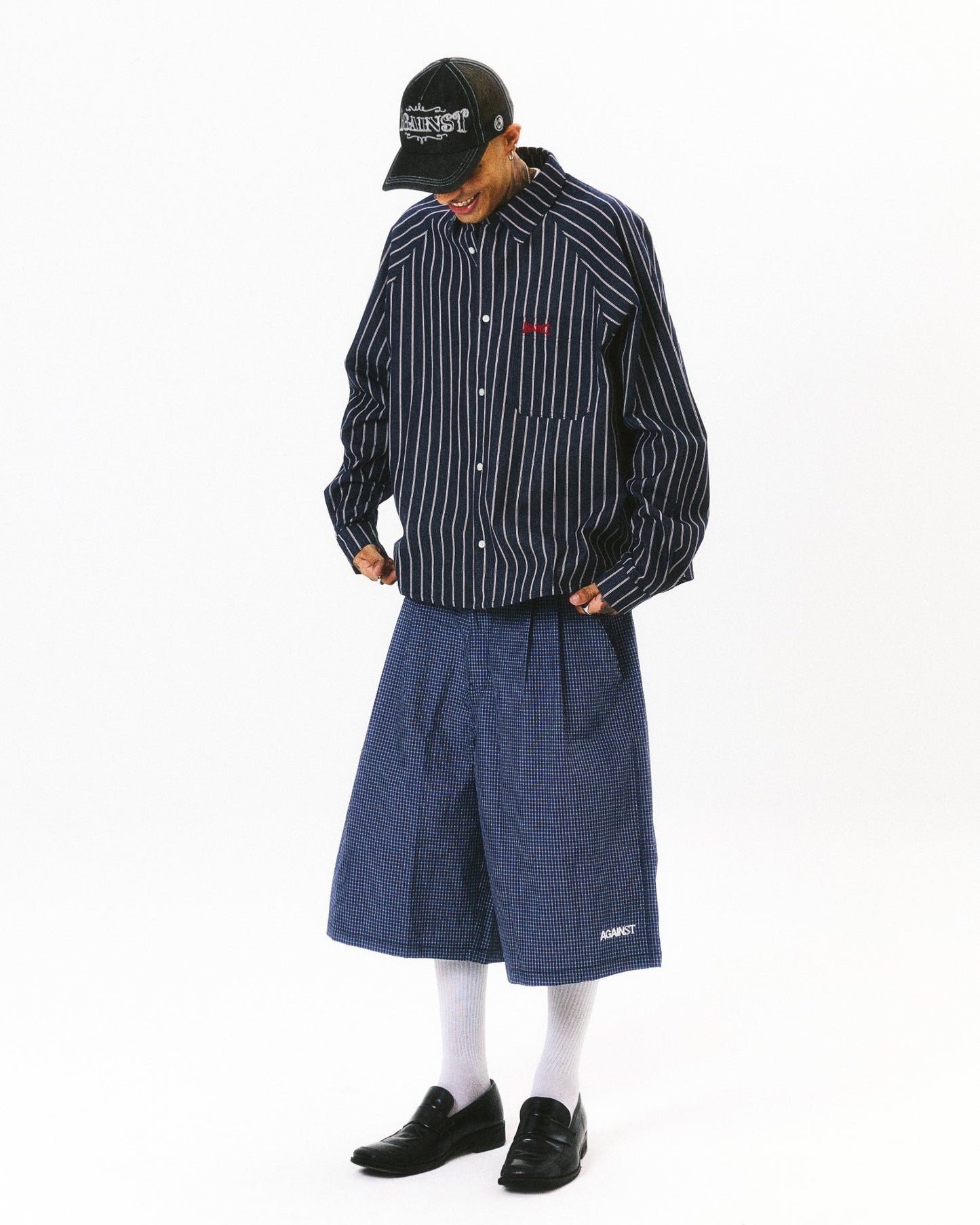 DENIM STRIPE L/S SHIRT - BEV C multi label store