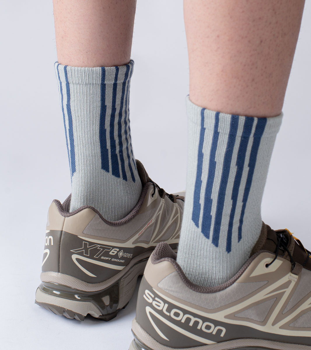 TENCEL™ Midcalf Socks - Grey - BEV C multi label store