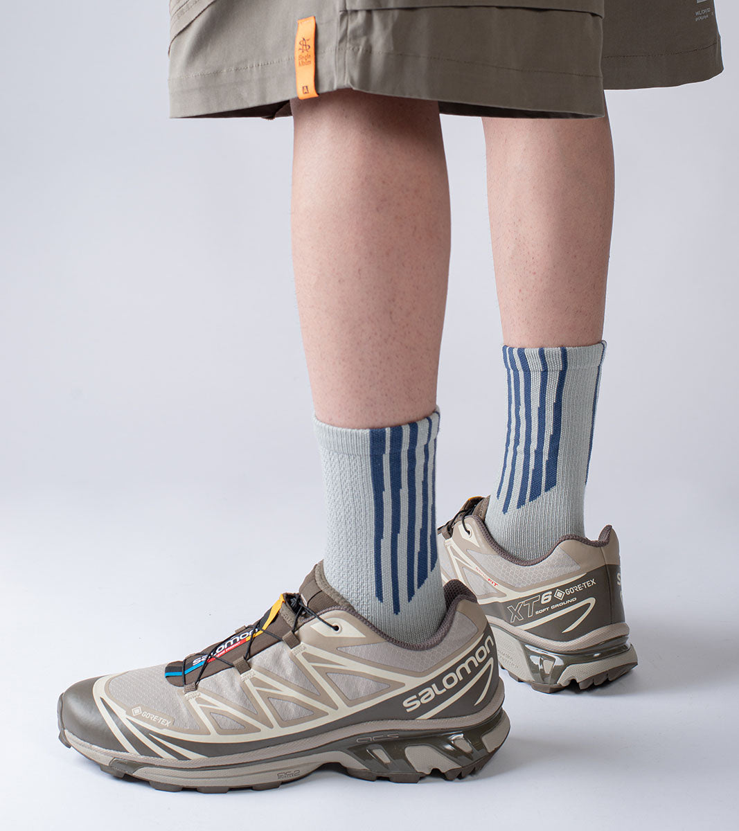 TENCEL™ Midcalf Socks - Grey - BEV C multi label store