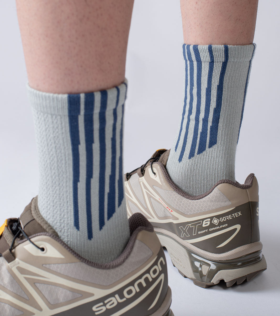 TENCEL™ Midcalf Socks - Grey - BEV C multi label store