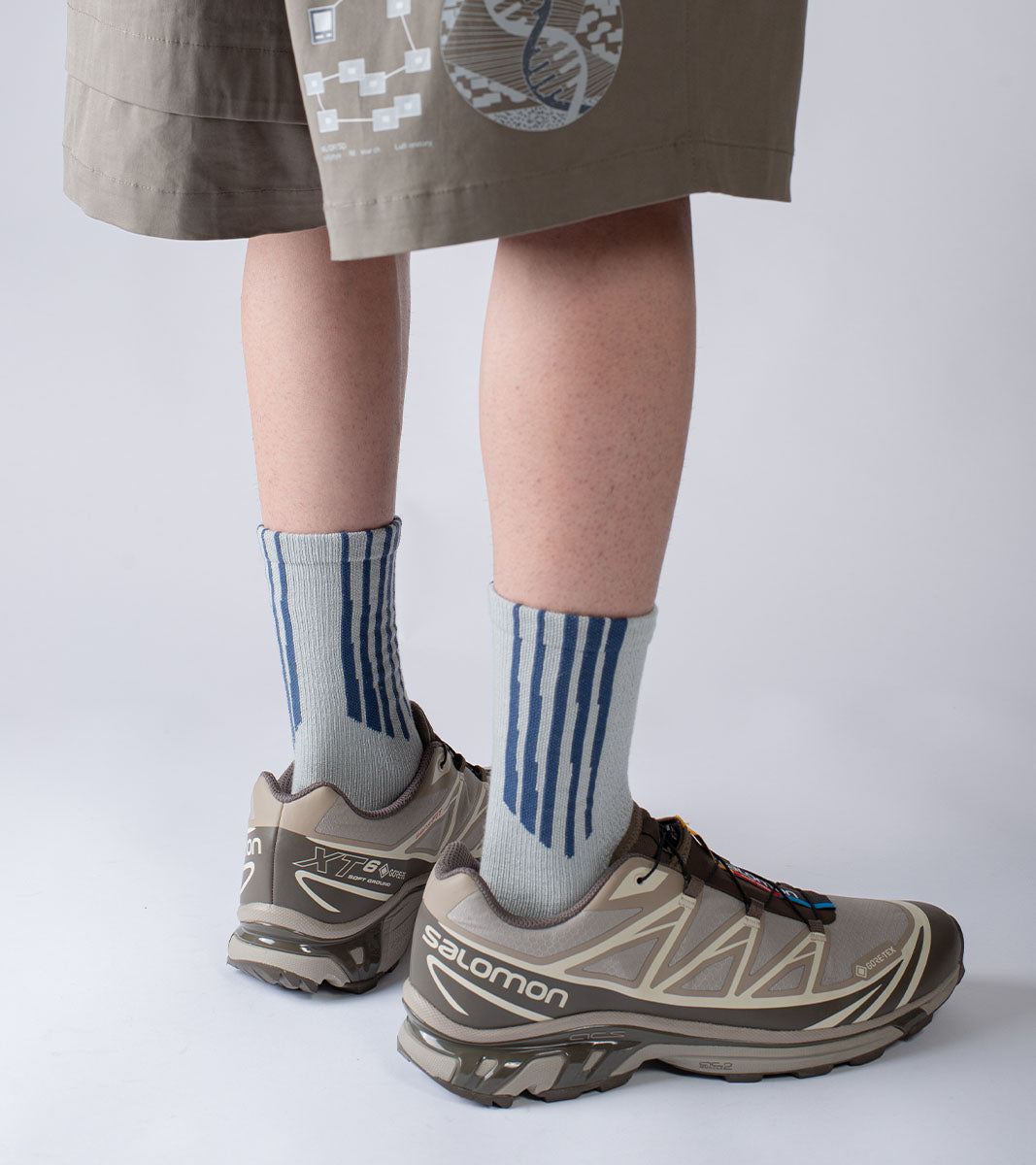 TENCEL™ Midcalf Socks - Grey - BEV C multi label store
