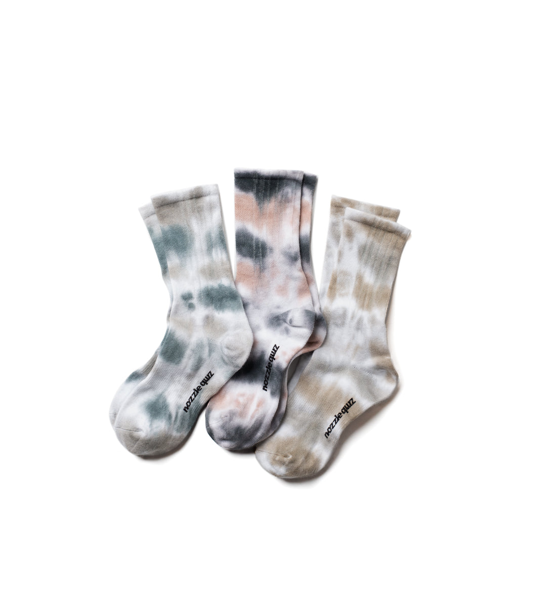 Spray Dye Crew Casual Socks - Drip Navy - BEV C multi label store