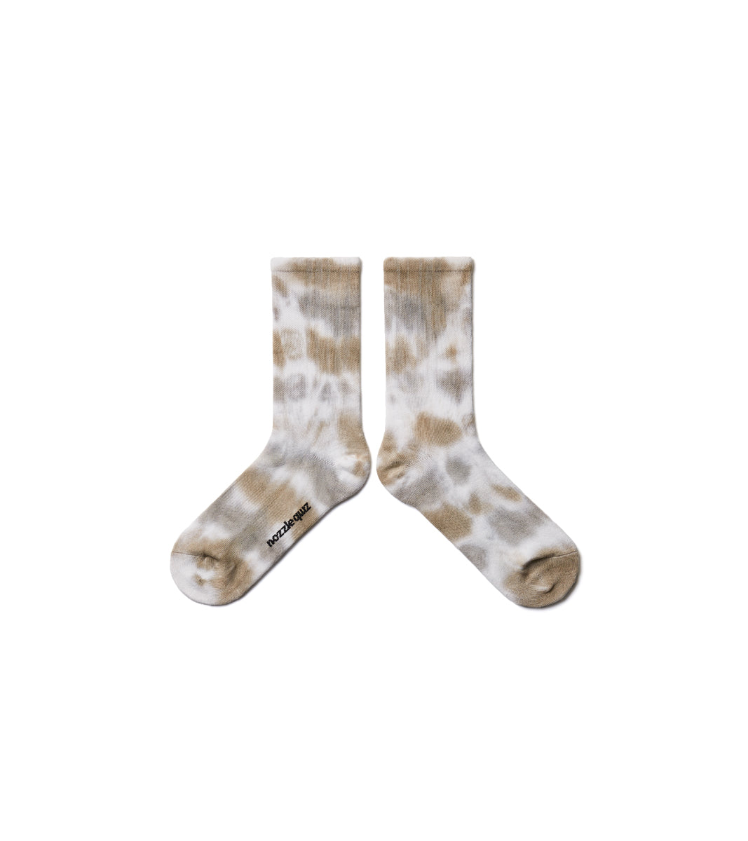 Spray Dye Crew Casual Socks - Drip Sand - BEV C multi label store