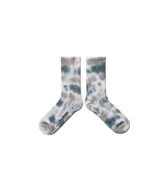 Spray Dye Crew Casual Socks - Drip Navy - BEV C multi label store