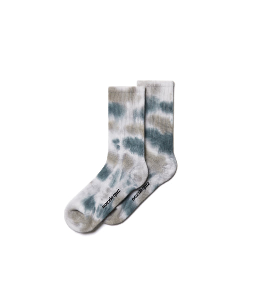 Spray Dye Crew Casual Socks - Drip Navy - BEV C multi label store