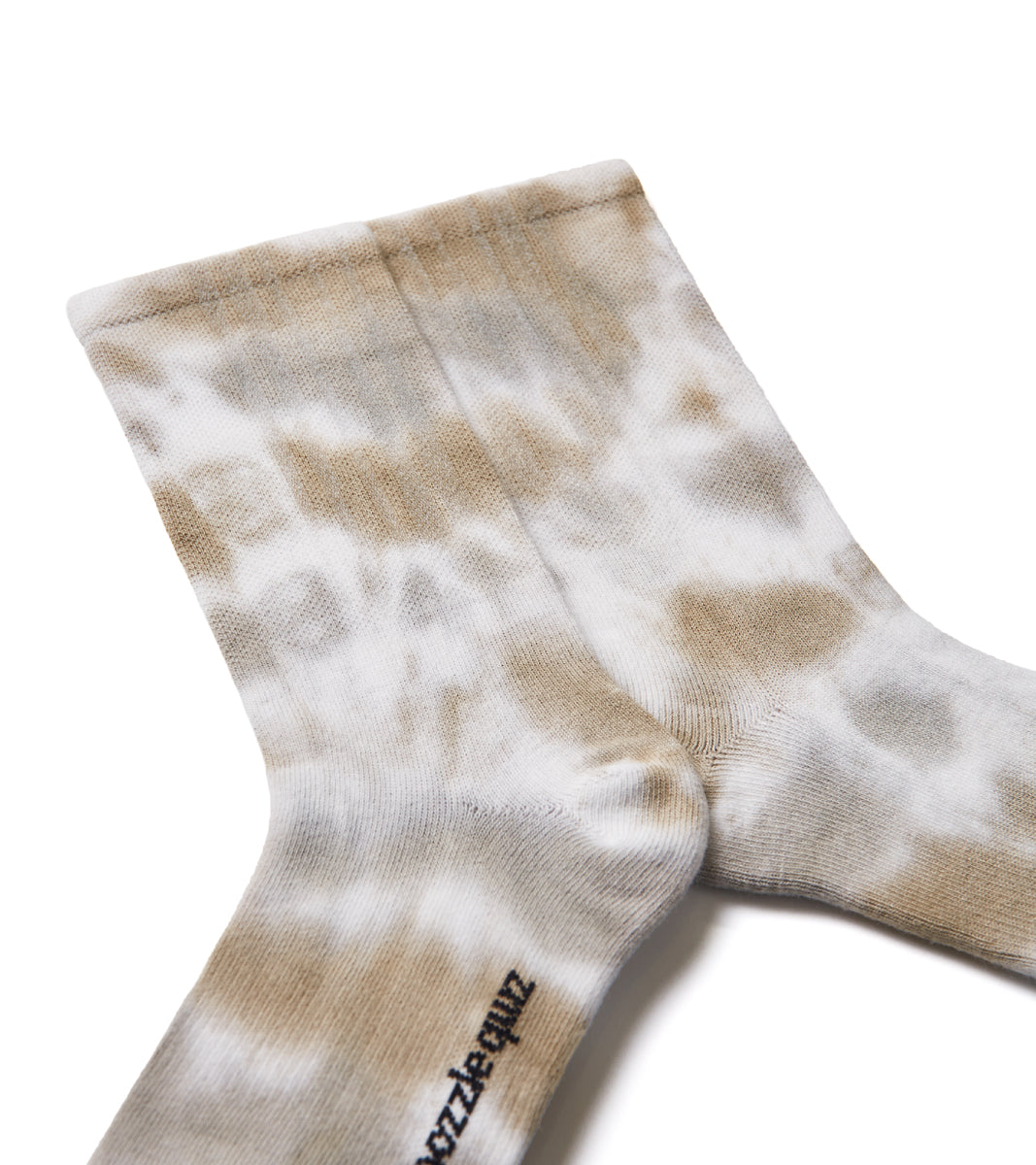 Spray Dye Crew Casual Socks - Drip Sand - BEV C multi label store
