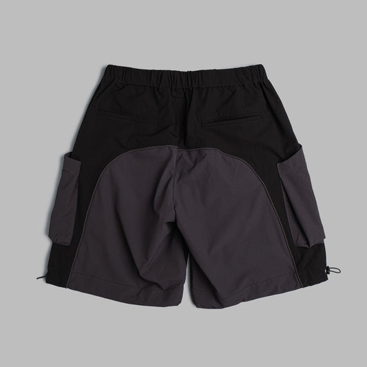 Camping Shorts 2-Tone / Nylon - Black - BEV C multi label store