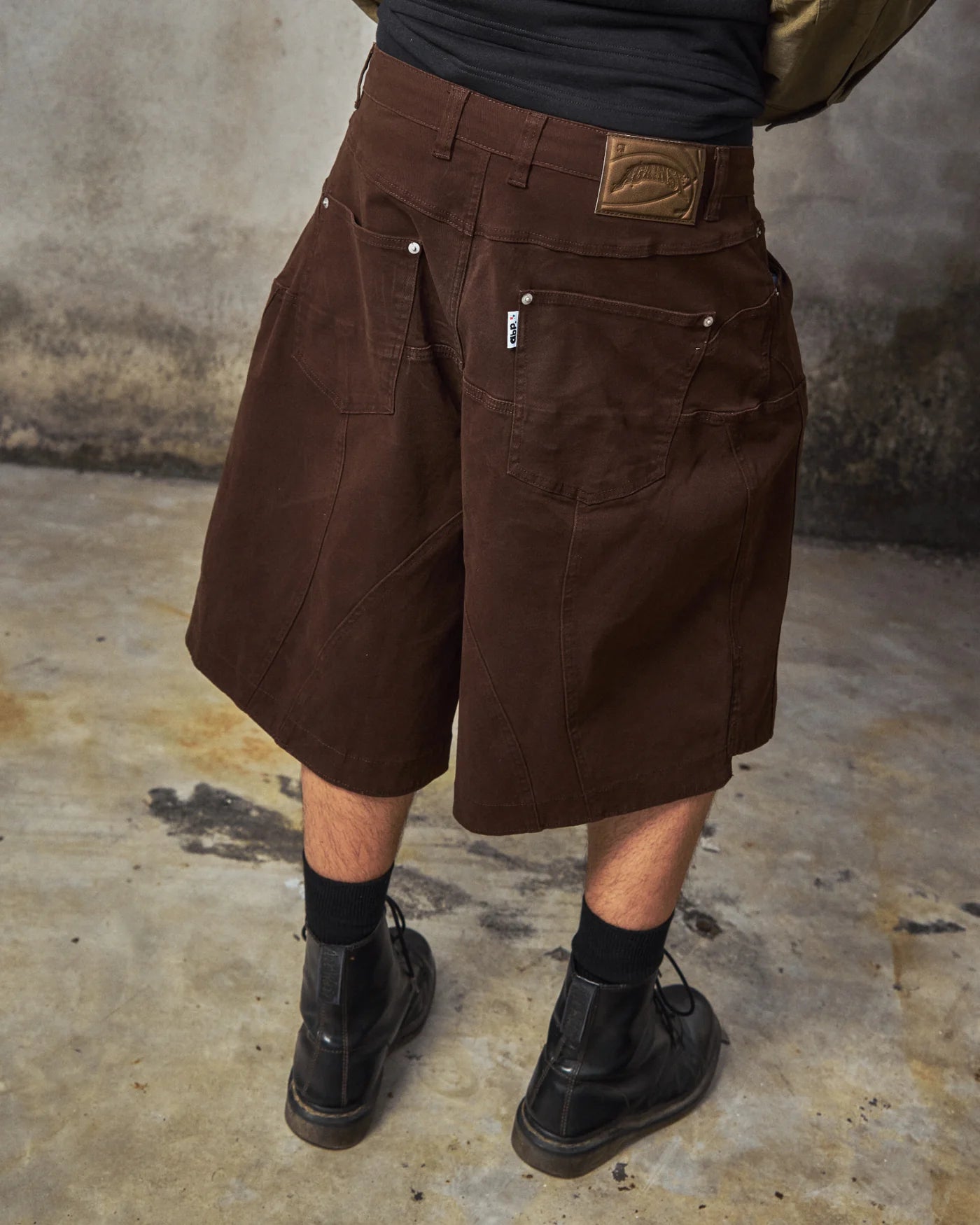 ABP. BALL STREAM SHORTS BROWN - BEV C multi label store
