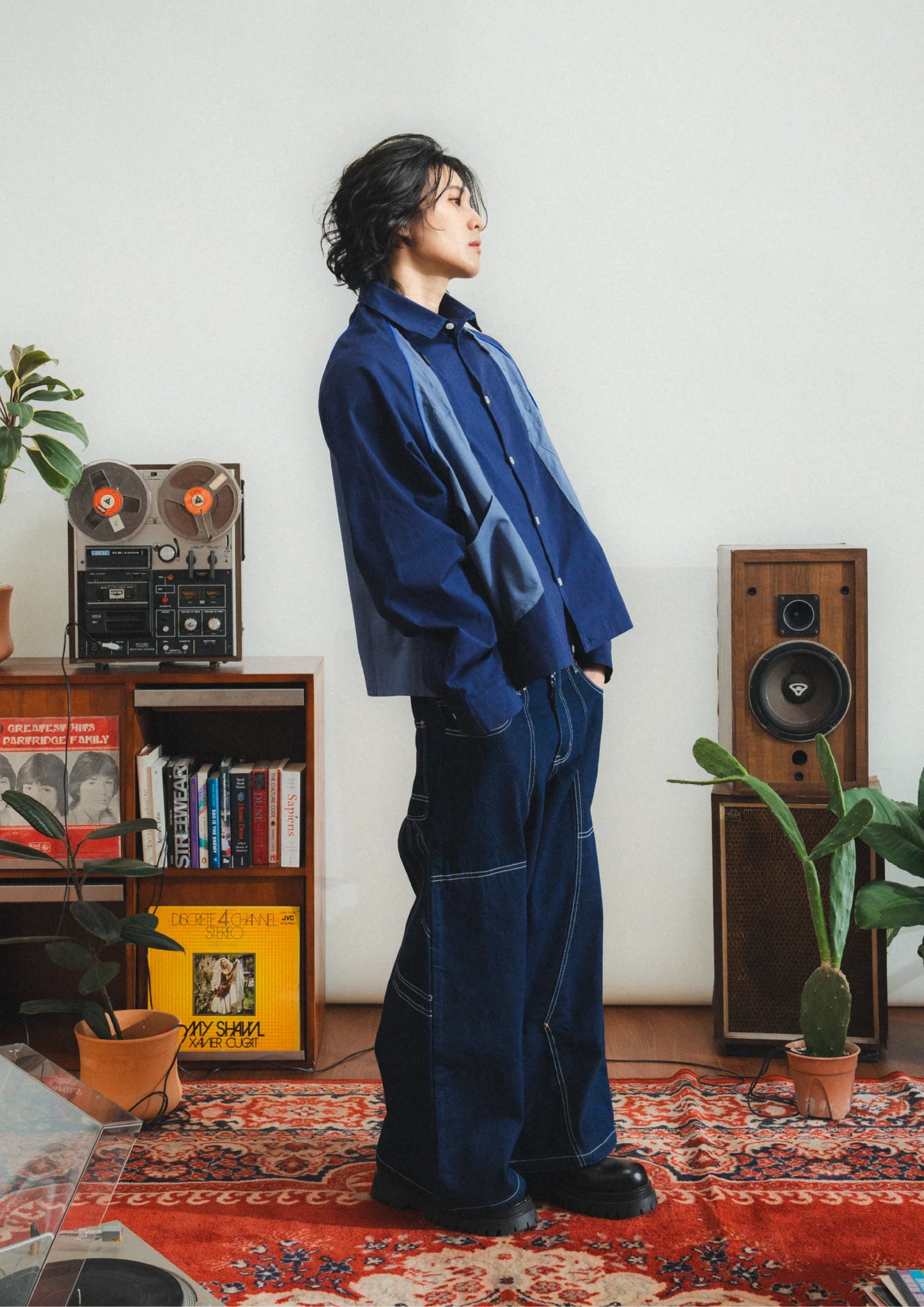 LONG DOUBLE KNEE JEANS - BEV C multi label store