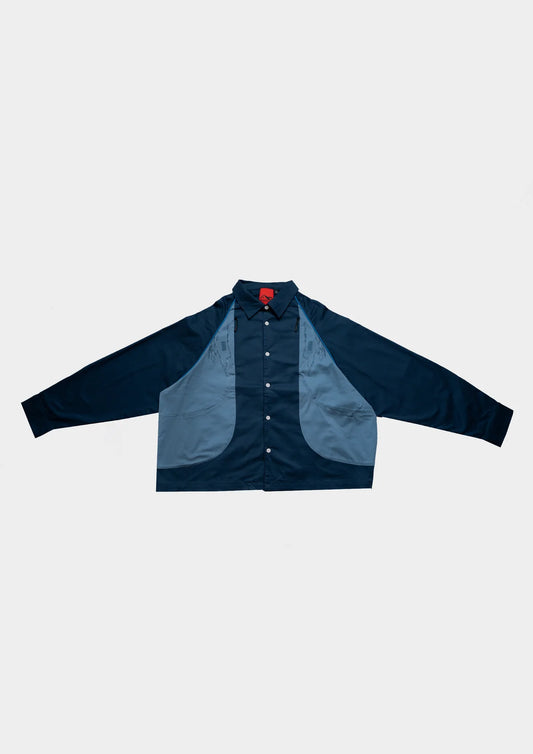 SPEAKER L/S SHIRT IN BLUE - BEV C multi label store