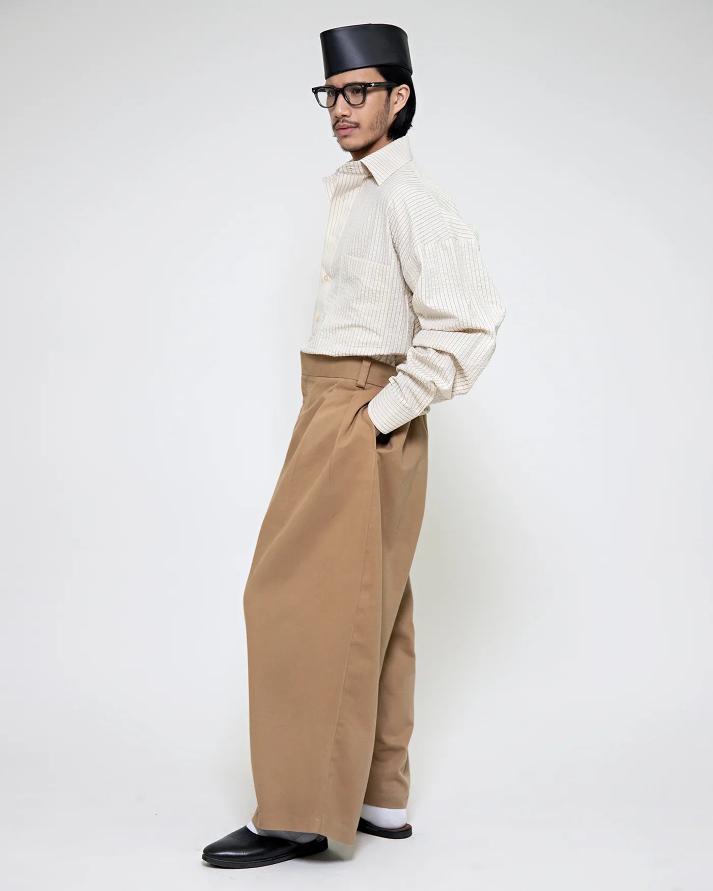 Ramlee Pants Khaki - BEV C multi label store