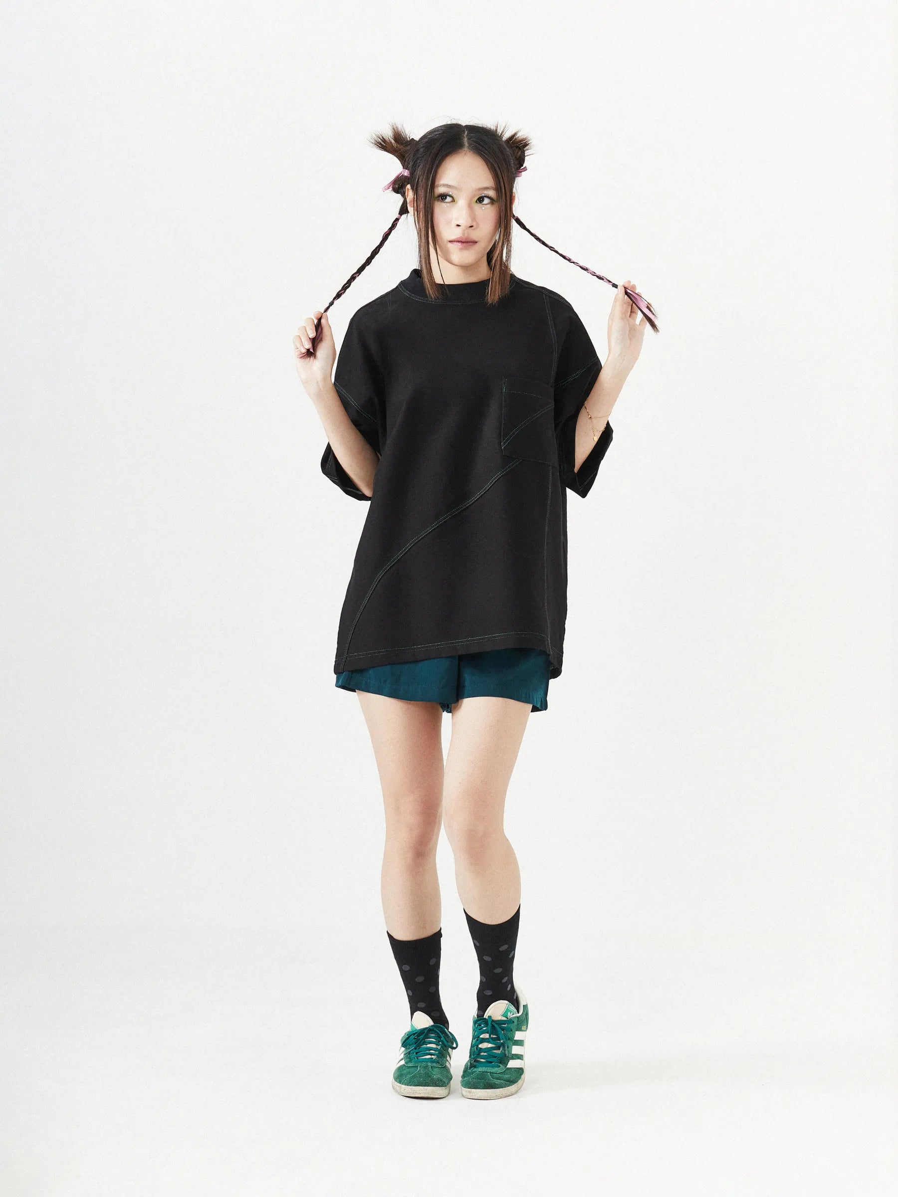 INSIDE OUT CHIC CUT TEE - BEV C multi label store