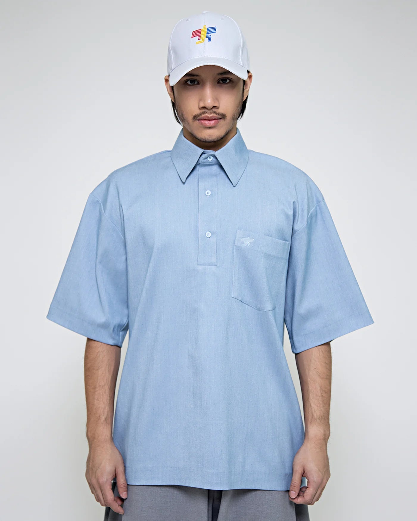 Polo Denim (Sky) - BEV C multi label store