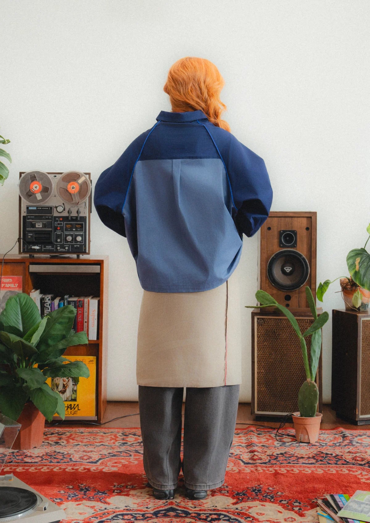 SPEAKER L/S SHIRT IN BLUE - BEV C multi label store