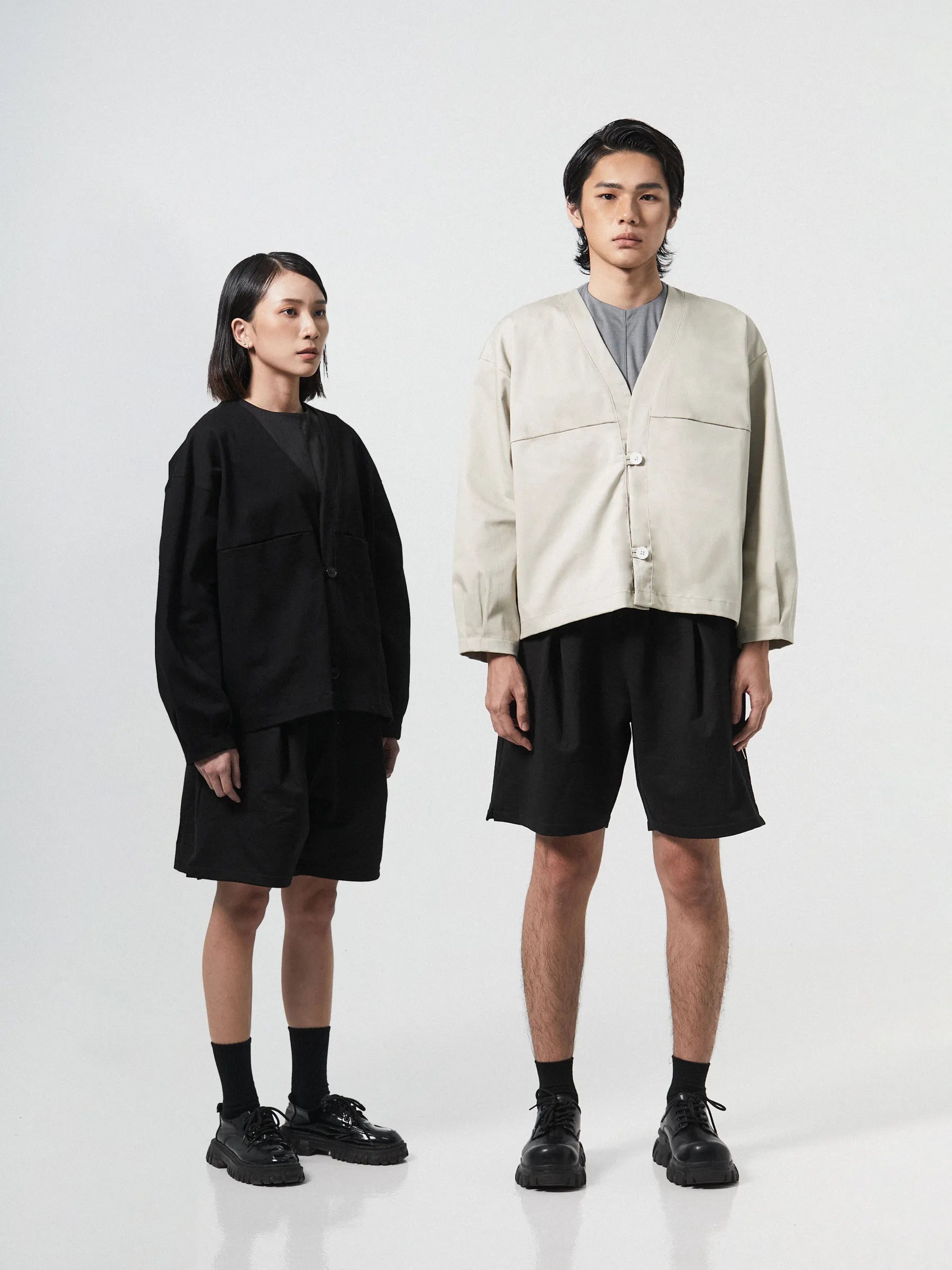 EVERYDAY BUTTONED CARDIGAN | BLACK - BEV C multi label store