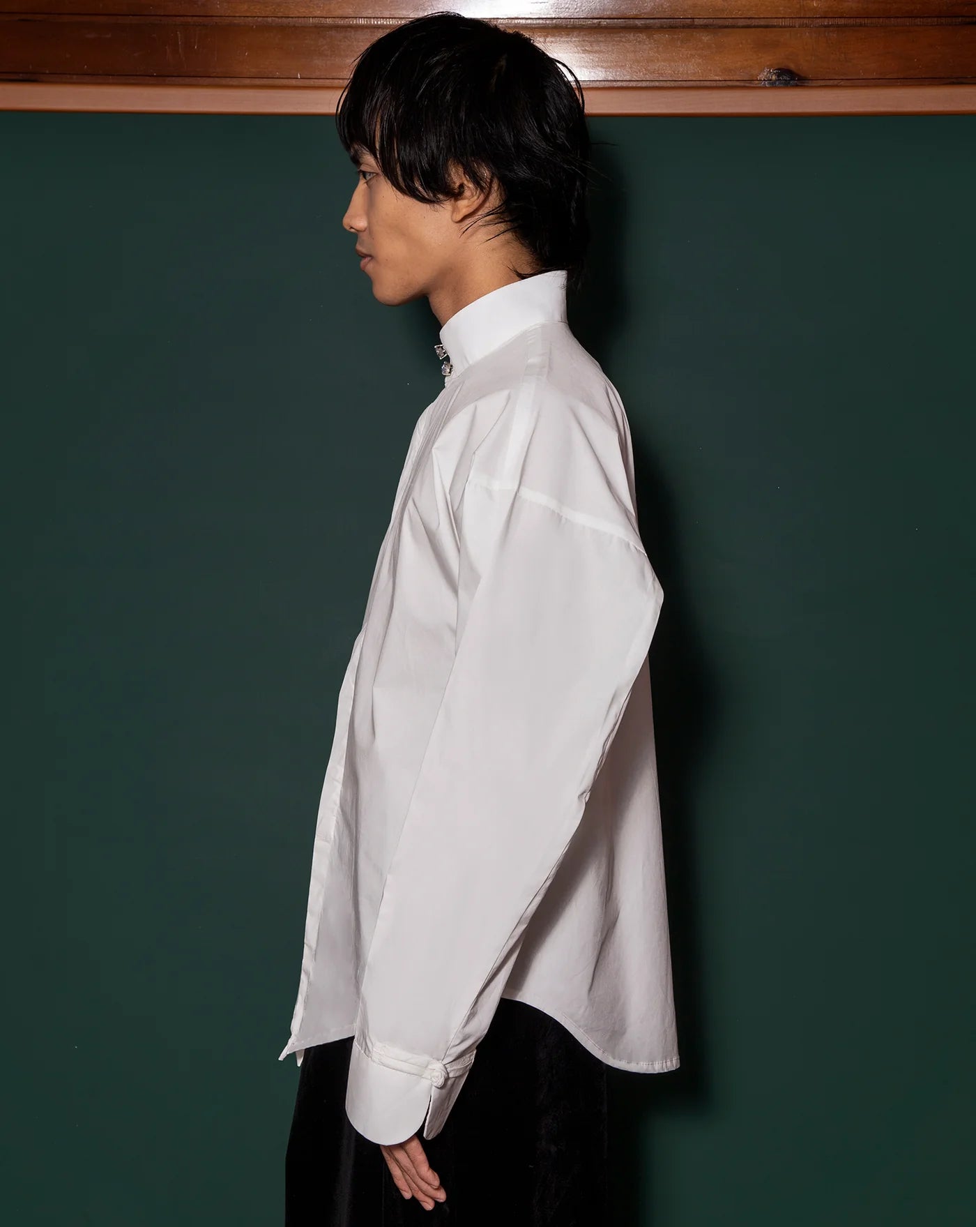 Kemeja Cekak Malaya (White) - BEV C multi label store