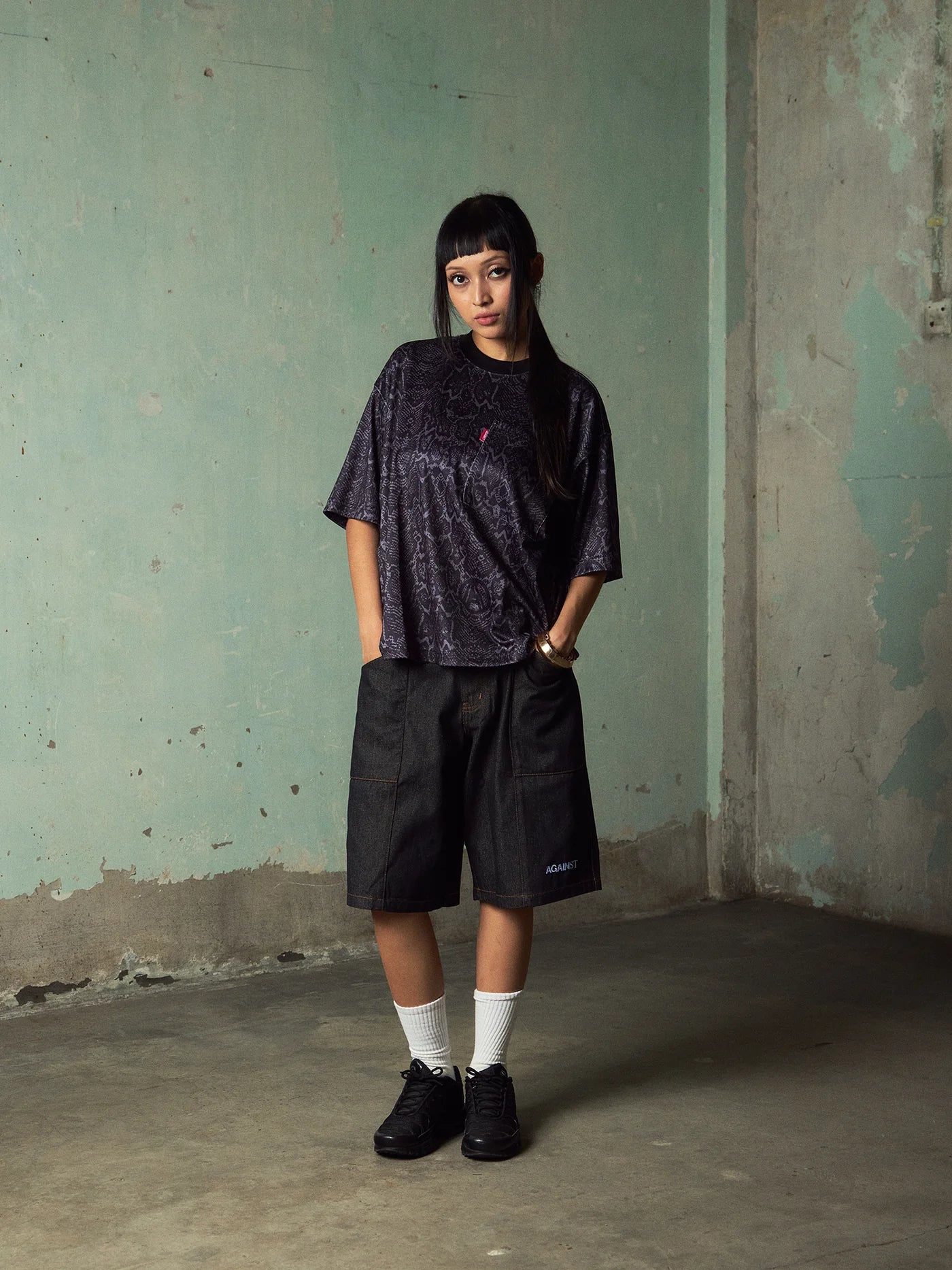 Reverse Cowboy Jorts - BEV C multi label store