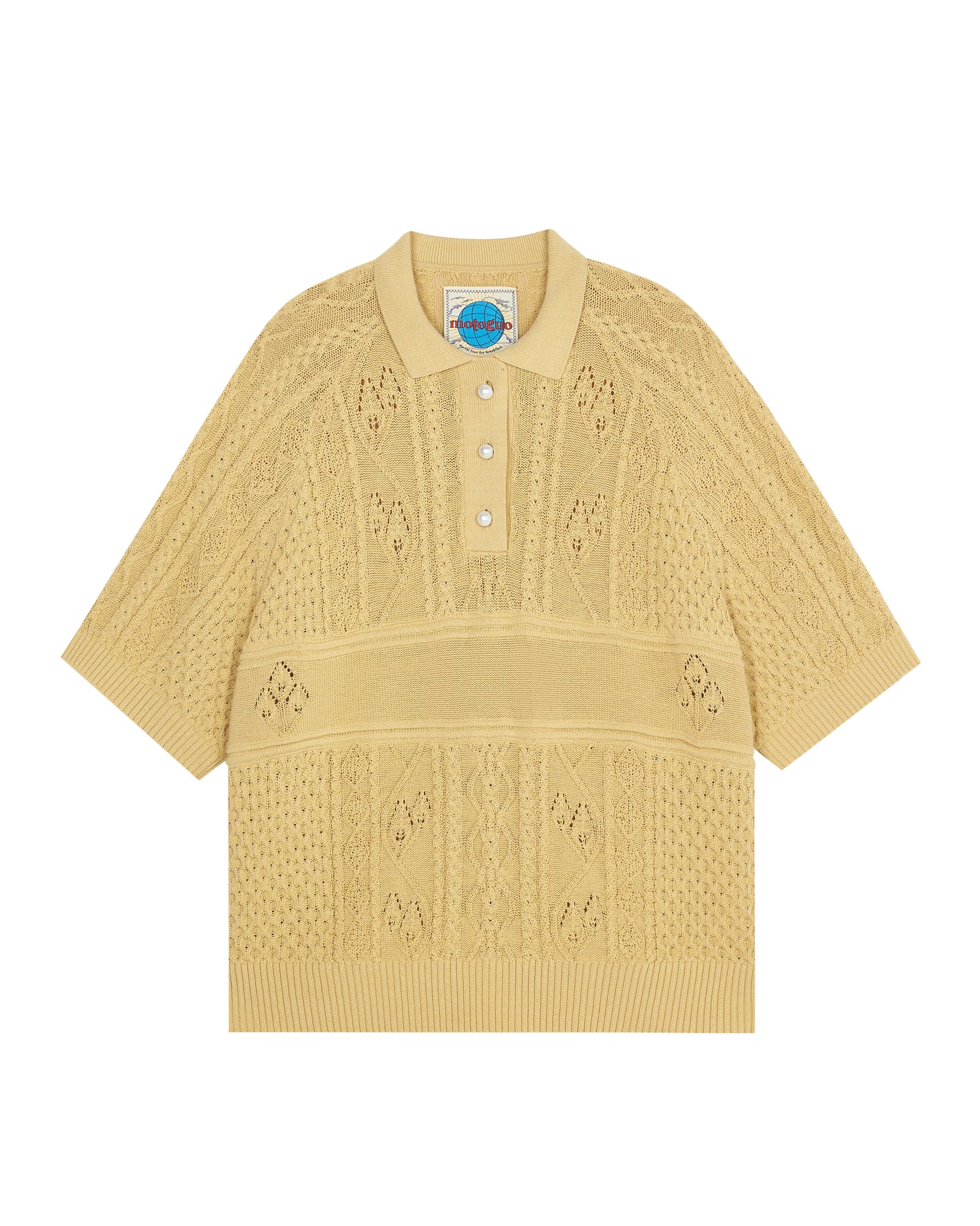 The Noodle Polo (Beige) - BEV C multi label store