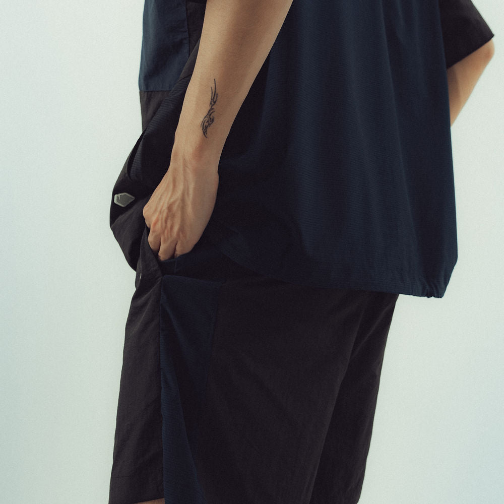Half Snap Pullover Shirt (Midnight) - BEV C multi label store