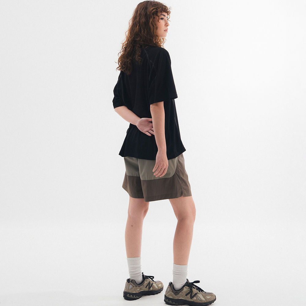LITE SPLICE TEE - BLACK - BEV C multi label store