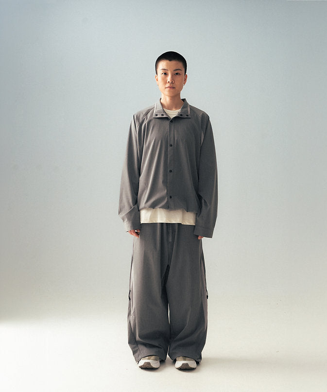 Gentle Snap Shirt (Heather Grey) - BEV C multi label store