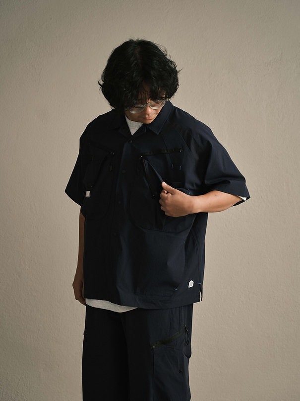 Explorer Brew Shirt (Navy) - BEV C multi label store