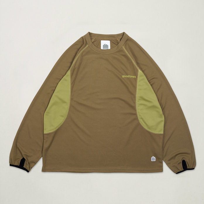 Lite L/S Tee (Olive Green) - BEV C multi label store